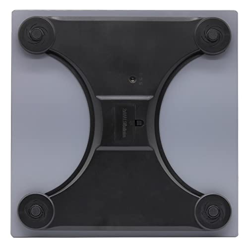 Taylor Digital Scales for Body Weight, Highly Accurate 400 LB Capacity, Unique Blue LCD, Auto on and Off Scale, 11.8 x 11.8Inches, Stainless Steel