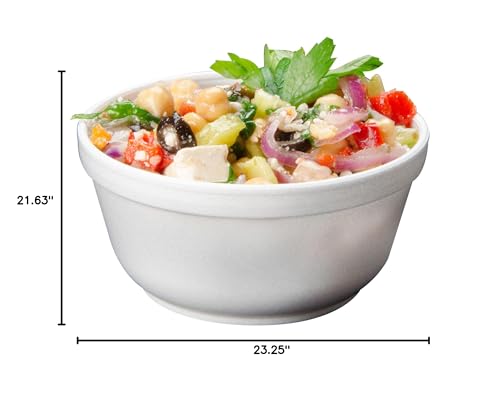 DART 8B20 8 oz Foam Bowl (Case of 1000) White