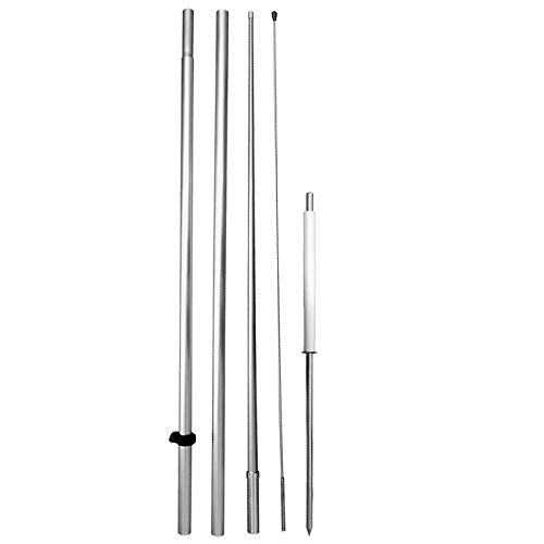 4LessCo ENTRANCE - Windless Swooper Feather Flag 15 ft Tall Pole Spike Kit Banner Sign gq-h,Green