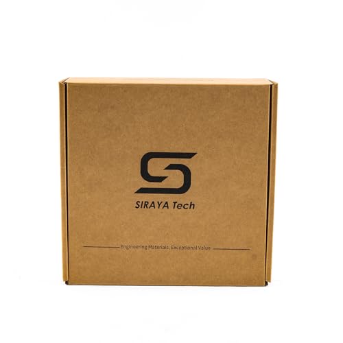 Siraya Tech Fibreheart ASA-GF 3D Printer Filament, 10% Glass Fiber Reinforced, Superior Weather & UV Resistance, High Strength & Thermal Stability for Outdoor & High-Impact Applications (1kg, Black)