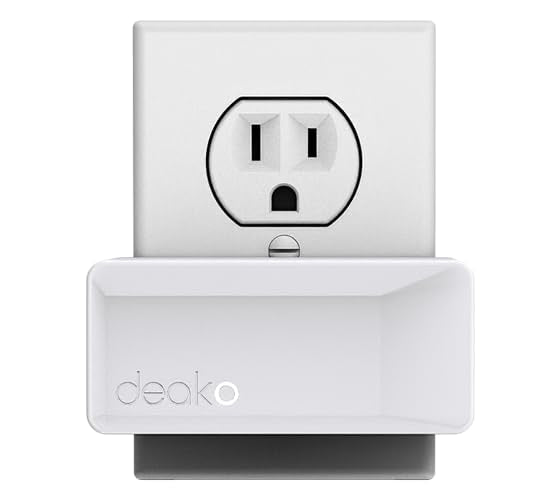 Deako Smart Plug, Compatible with Alexa, Google Assistant, Remote App Control, 15A/120V, White