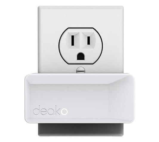 Deako Smart Plug, Compatible with Alexa, Google Assistant, Remote App Control, 15A/120V, White