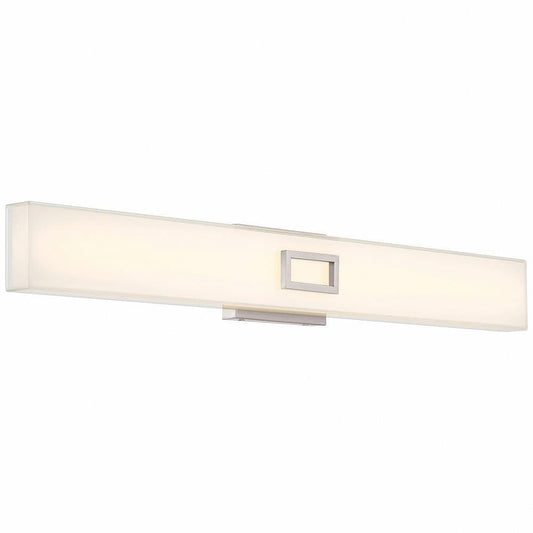 Access Lighting 62613LEDD-BS/OPL Restore Vanity, 1-Light 30 Watts, Brushed Steel