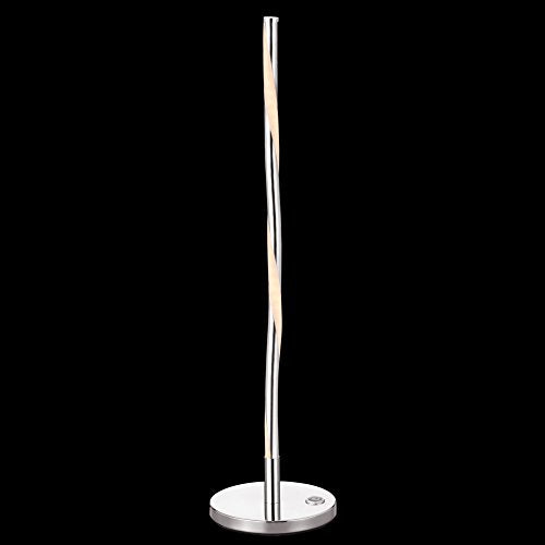 JONATHAN Y JYL7000A Nile 23.5" LED Integrated Table Lamp Bedside,Standard,Desk for Bedroom, Living Room, Office, College Dorm, Coffee Table, Bookcase, Chrome