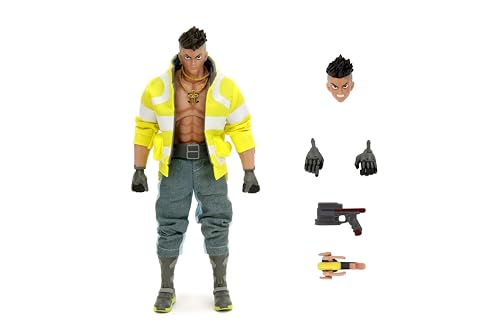 Jada Cyberpunk Edgerunners David Martinez - 1:12 Scale Action Figure - 6” Highly Articulated Collectible with Accessories - Ages 15+ - Soft Goods Jacket, Detailed Sculpt