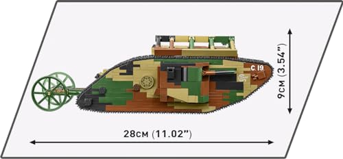 COBI Historical Collection Great War The Tank Museum Mark I (Male) No. C.19.