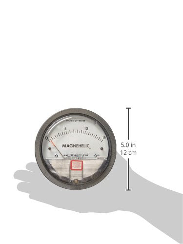 Dwyer® Magnehelic® Differential Pressure Gage, 2015,: 0-15" w.c.