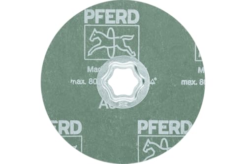 PFERD COMBICLICK Fibre Disc, 25 pc. | 5 inch Dia. | 36 grit | Aluminum Oxide A | 40100 - for Universal Grinding Work from coarse to fine Grinding in Industry and Professional Trades