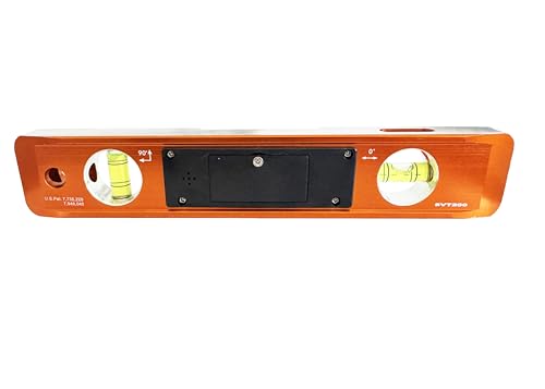 Swanson Tool Co SVT200 9 Inch Savage Digital Magnetic Aluminum Billet Torpedo Level,Orange