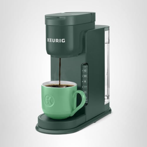 Keurig K-Express Single Serve Coffee Maker – Strong Brew Option, 42oz Reservoir, Sleek Design for Holiday Hosting & Gifting, Evergreen