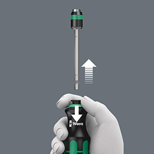 Wera - 5051025001 KK 26 7-In-1 Bitholding Screwdriver with Removable Bayonet Blade (SL/PH/SQ) Silver