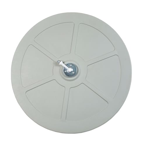 26” Outdoor Acrylic Convex Mirror/Plastic Back – Round Safety Mirror for Driveways, Stores, Warehouses & Wall Mount – Wide-Angle View – Model OC2600-convex mirror backing is either gray or black