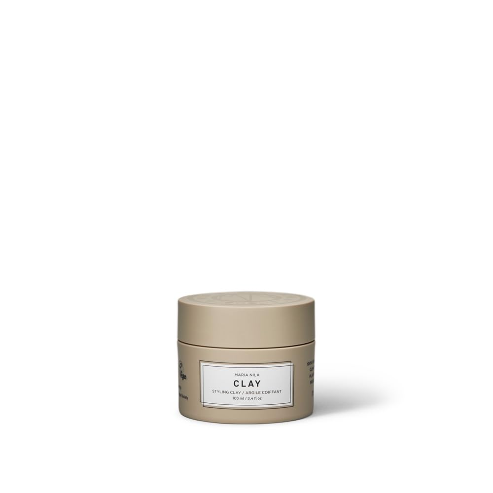 Maria Nila Hair Wax Clay, 3.4 Fl Oz, Hold 3/5, For all Hairstyles, Defining Wax Gives Matte Texture, 100% Vegan & Sulfate/Paraben free