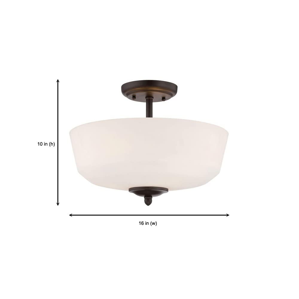 Designers Fountain 15006-SF-34 Darcy Semi-Flushmount, Oil Rubbed Bronze