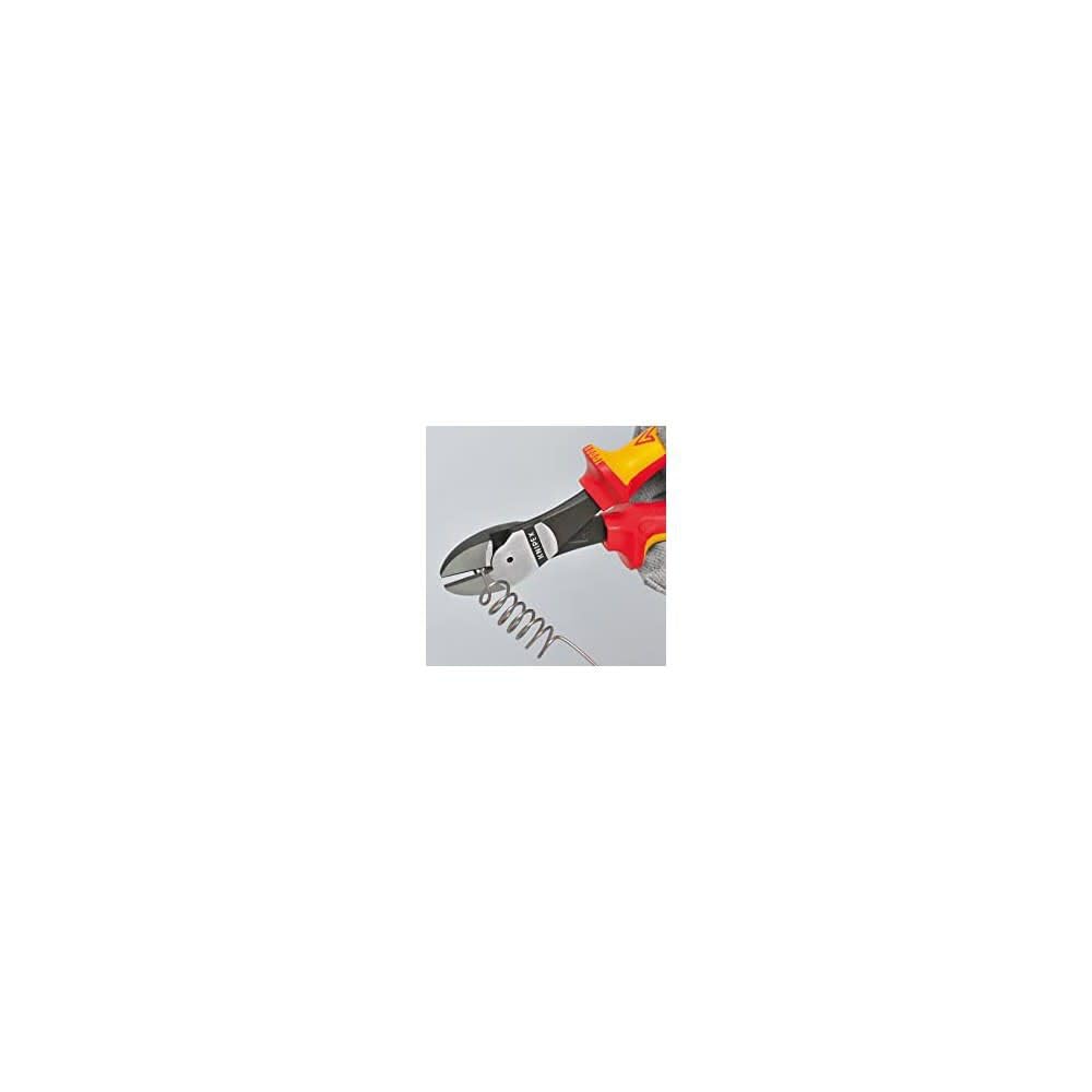 KNIPEX Tools 74 08 200 SBA InsulatedHigh Leverage Diagonal Cutters, 8-Inch