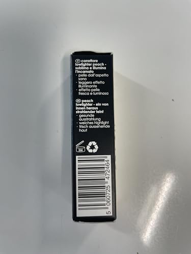 Rodial Peach Lowlighter 0.05 fl oz, Travel Size Liquid Colour Concealer, Face Concealer, Non-Shimmer Finish, Warming Complexion-Enhancer, Hydrating Formula with Hyaluronic Acid, Vitamin E and Caffeine