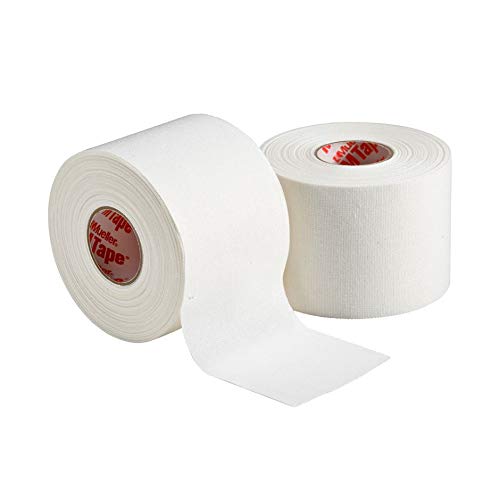 MUELLER Sports Medicine MTape Rolls Team Pack, Quality Athletic Tape, Easy to Tear for Fast & Effective Taping, 1.5" x 10 Yards Per Roll, 32 Rolls, White