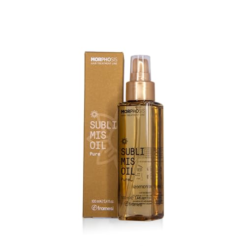 FRAMESI Morphosis Sublimis Pure Hair Oil 3.4 fl oz, Moisturizes and Revitalizes Hair, Natural Ingredients, Color Safe