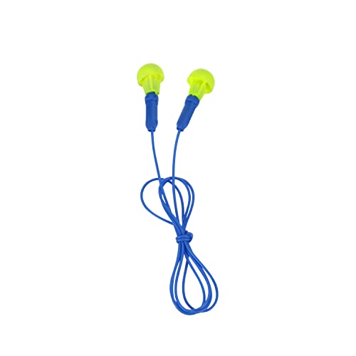 3M E-A-R Push-Ins Earplugs 318-1001, Corded, Poly Bag 100-Pair