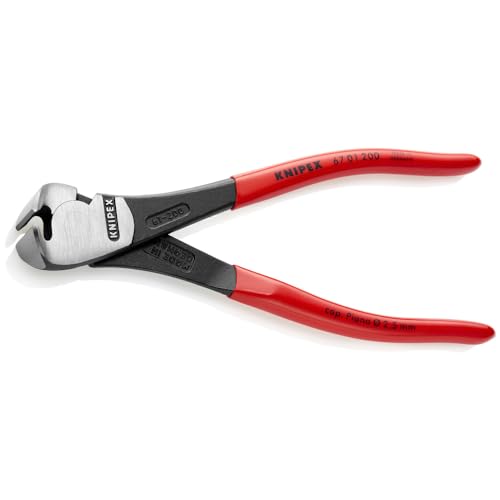KNIPEX - 67 01 200 Tools - High Leverage End Cutting Nippers (6701200)