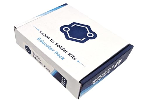 Learn to Solder Kits Blink LED, Bulk Educator Pack | DIY Soldering Kit for Beginners | Electronics Projects for Students & STEM Classes | Science Project Electronic Light Circuit Boards