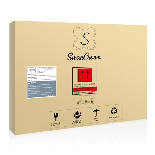 S SWANCROWN Half Corkboard and Magnetic Whiteboard Combo Dry Erase Bulletin Board for Retail School,Office,Family,Aluminium Frame,36x24 Inches