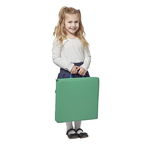 ECR4Kids SoftZone Floor Cushions, Square, Flexible Seating, Contemporary, 6-Piece