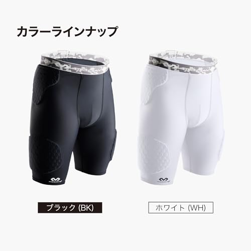 McDavid Compression Padded Shorts with HEX Pads. Hip, Tailbone, Thigh Padding. Girdle Tights for Men and Women. Football, Lacrosse, Hockey, Basketball Snowboarding