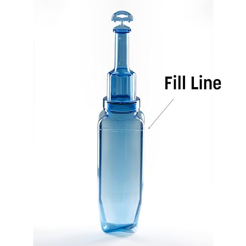 San Jamar Rapi-Kool Plastic Rapid Cooling Commercial Food Paddle with Hang Tag for Restaurants, Kitchens, 128 Ounces, Blue