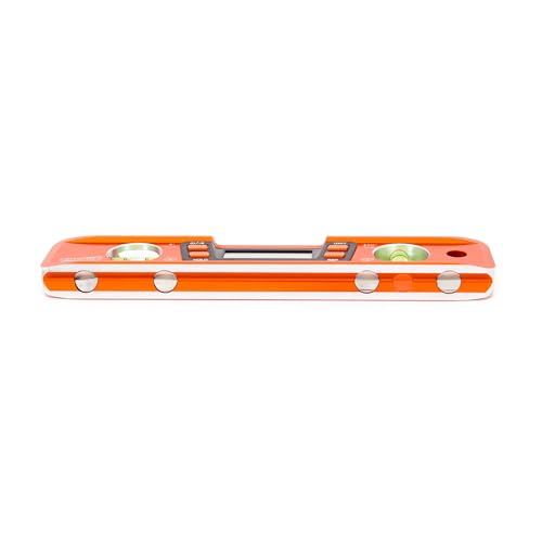 Swanson Tool Co SVT200 9 Inch Savage Digital Magnetic Aluminum Billet Torpedo Level,Orange