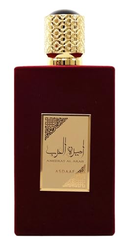 Lattafa Asdaaf Ameerat Al Arab Eau de Parfum Spray for Women, 3.4 Ounce (Pack of 4)