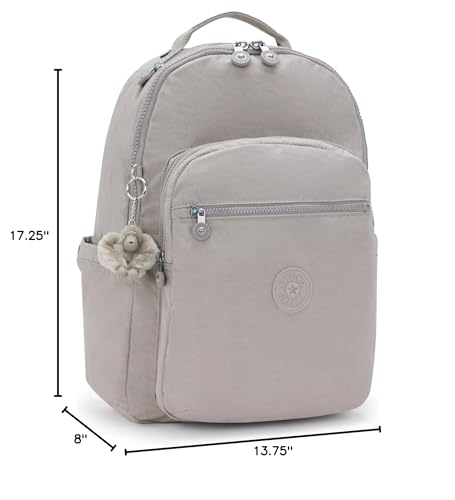 Kipling Women's Seoul 15" Laptop Backpack, Durable, Roomy with Padded Shoulder Straps, Built-In Protective Sleeve