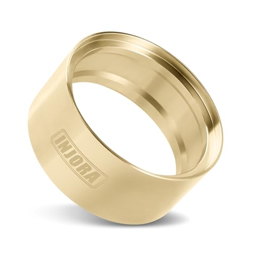INJORA Brass Wheel Weights Inner Beadlock Rings Fit - 147g 2.2" Beadlock Wheel Rim for 1/10 RC Crawler Car Upgrade(4pcs)