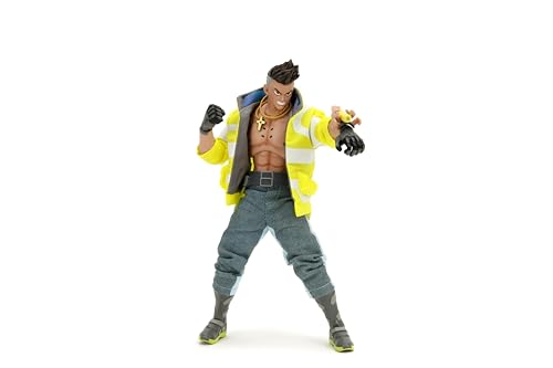 Jada Cyberpunk Edgerunners David Martinez - 1:12 Scale Action Figure - 6” Highly Articulated Collectible with Accessories - Ages 15+ - Soft Goods Jacket, Detailed Sculpt