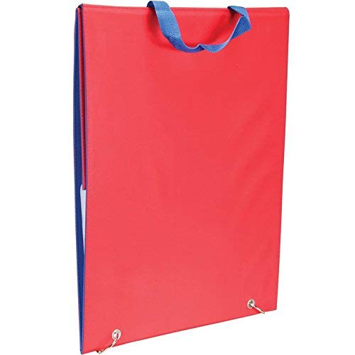 Really Good Stuff Desktop Stand with Flip Magnetic Boards and Storage Pockets - 1 Stand, 3 Boards