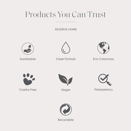 CLEAN RESERVE Home Candle | Natural Soy Blend Scented Candle | Premium Non-Toxic Candle Made with Sustainable Ingredients | Up to 40 Hour Burn Time | 8 oz