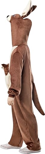 Rubies Kangaroo Comfywear Hooded Jumpsuit for Kids, Unisex S/M
