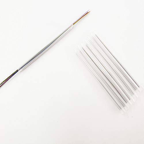 Premium 1200pcs Fiber Optic Splice Sleeves (2.6mm x 60mm) - Heat Shrink Tubing - 304 Stainless Steel - Enhanced Fusion Splicing Protection - PE Clear Coating, Hot Melt Adhesive - Reliable and Durable