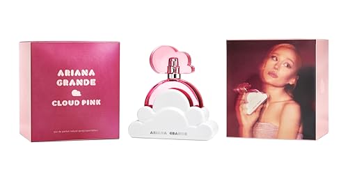 Ariana Grande Cloud Pink Eau de Parfum – Long Lasting Fragrance with Dragon Fruit, Vanilla Orchid, and Amber Woods – Gourmand Musk Women’s Perfume – 1 Fl Oz