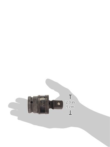 SUNEX TOOLS 4304, 3/4 Inch Drive, Universal Impact Joint, Cr-Mo Steel, Radius Corner Design, Flexible, Meets ANSI Standards