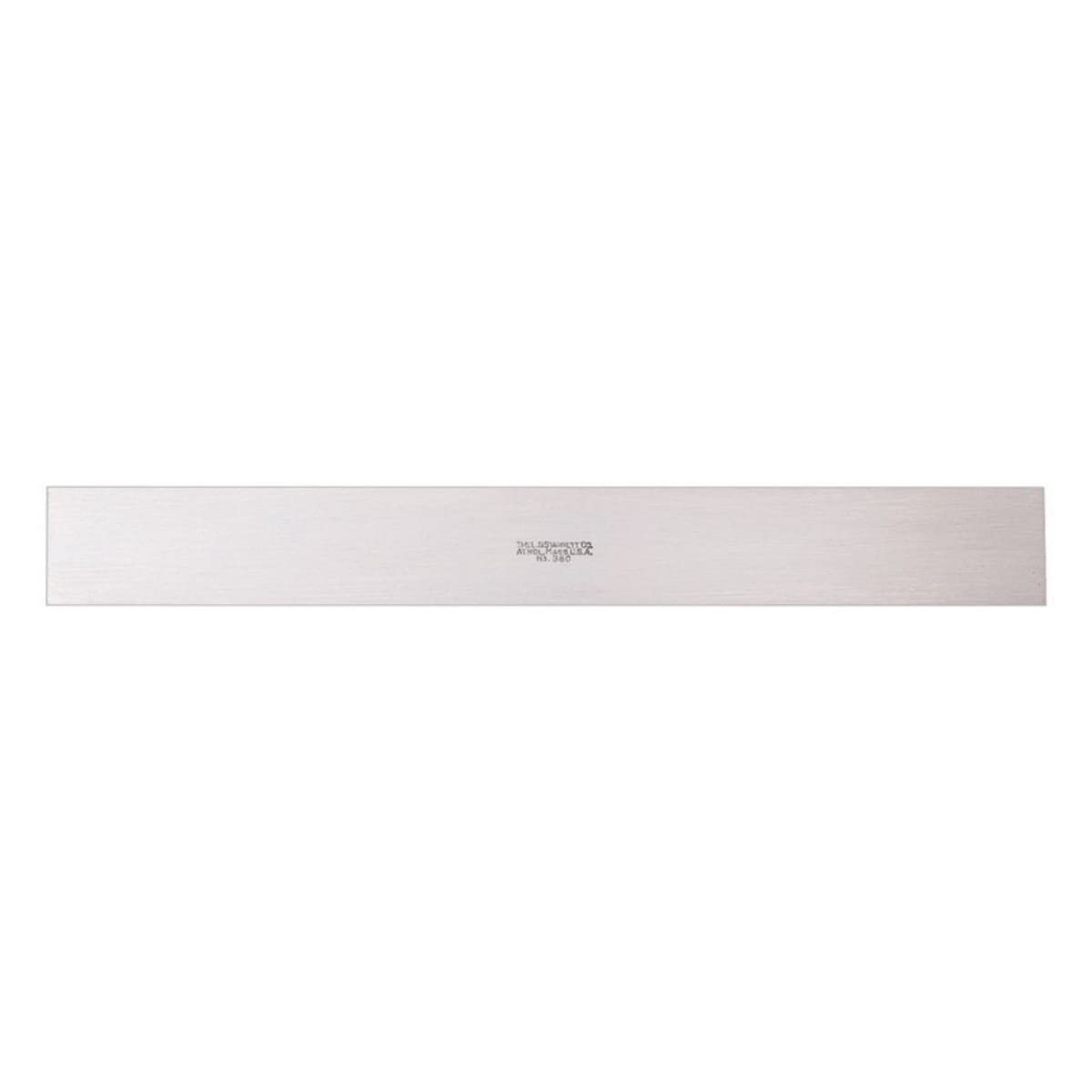 Starrett Steel Straight Edge with Regular Finish - Not Beveled or Graduated, Quick Reading - 12" Length, 11/64" Thickness, 1-13/32" Width, +/- .0002" per Foot Accuracy - 380-12