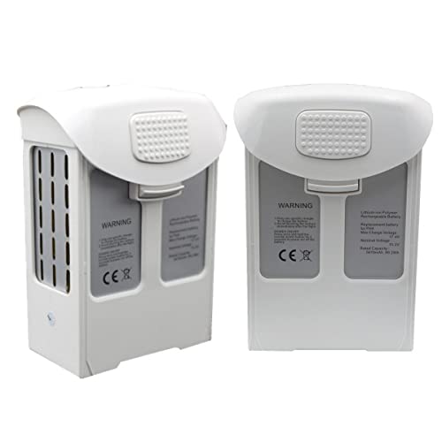 2 – Pack Phantom 4 Batteries for Phantom 4 Series Drones, 15.2V 5870mAh High Capacity Intelligent Flight Replacement Battery for DJI Phantom4 RTK,Phantom 4 Pro, Phantom 4 Pro V2.0, Phantom 4 Advanced