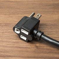 Brandstand | CubieBlue | User Friendly & Convenient Alarm Clock Charger | 2 USB Ports | 2 Tamper Resistant Sockets | Brandstand Bluetooth Speaker
