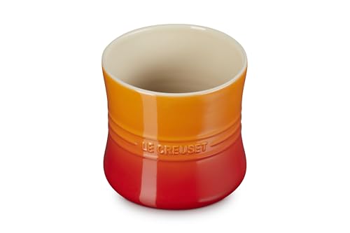 Le Creuset Stoneware Utensil Crock, 2.75 qt., Flame