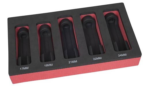 Lisle 12090 Line Socket Set, 5 pc.