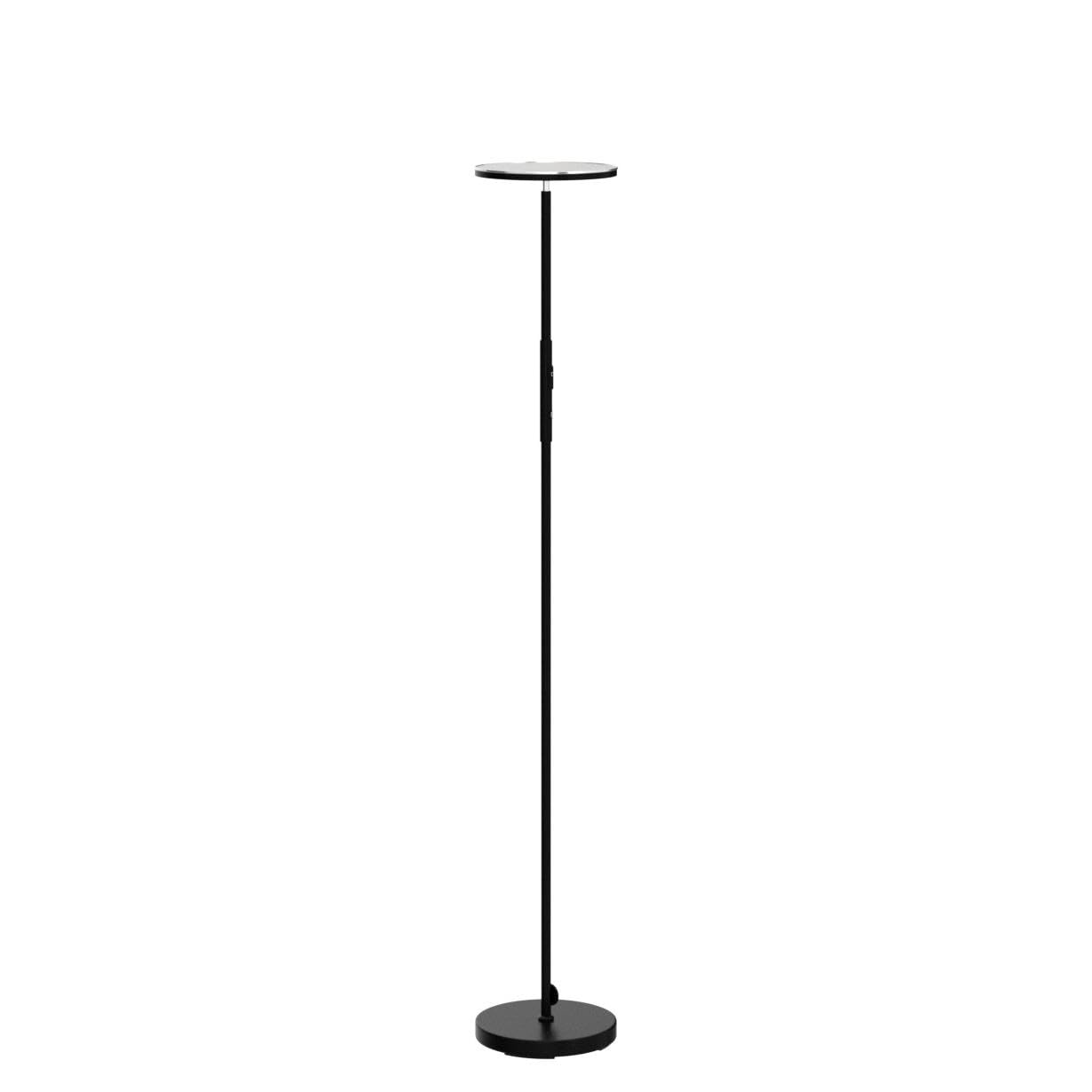 OUTON Floor Lamp, 30W/3000LM LED Modern Torchiere Sky Lamp, Super Bright Dimmable Standing Tall Lamp with 4 Color Temperatures, Remote Touch Control, 1 Hour Timer for Living Room Bedroom Office, Black