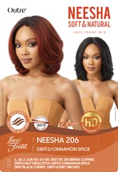 Outre Neesha Soft & Natural Synthetic Swiss Lace Front Wig NEESHA 206 (1B)
