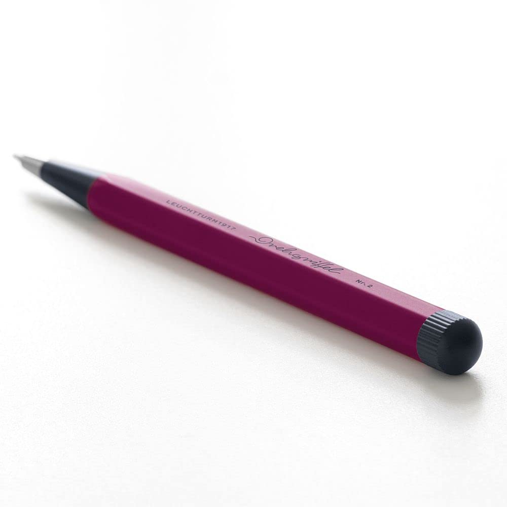 LEUCHTTURM1917 - Drehgriffel Mechanical Pencil - Refillable Writing Stylus with 0.7 mm HB Graphite Lead (Black)