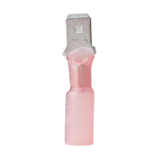 Ancor 316925 Marine Grade Electrical Nylon Insulated Adhesive Lined Heat Shrink Disconnects (Male22 to 18-Gauge, 25-Pack)