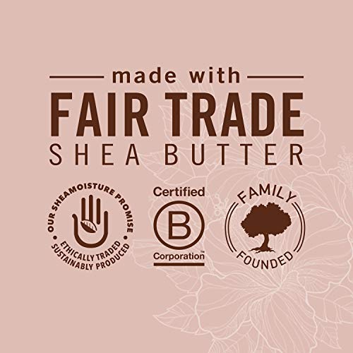 SheaMoisture Kids Extra Moisturizing Detangler, 2-In-1 Curl & Shine Coconut Hibiscus Shampoo & Conditioner, and Curling Butter Cream for Curly Hair 3 Count